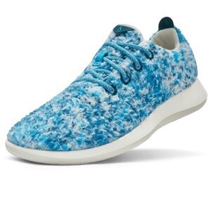 Allbirds Women's Wool Runner Fluffs - Teal and White - W9